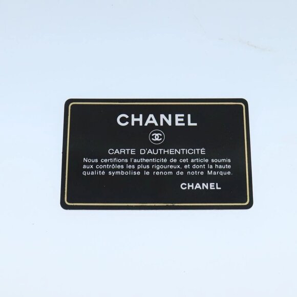 CHANEL Cambon Line Wallet Leather Beige Black CC Auth 104762 - Picture 11 of 16